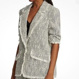 Cinq à Sept Black and White Tweed Blazer- NWOT